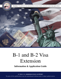 B-1 and B-2 Visa Extension of Stay